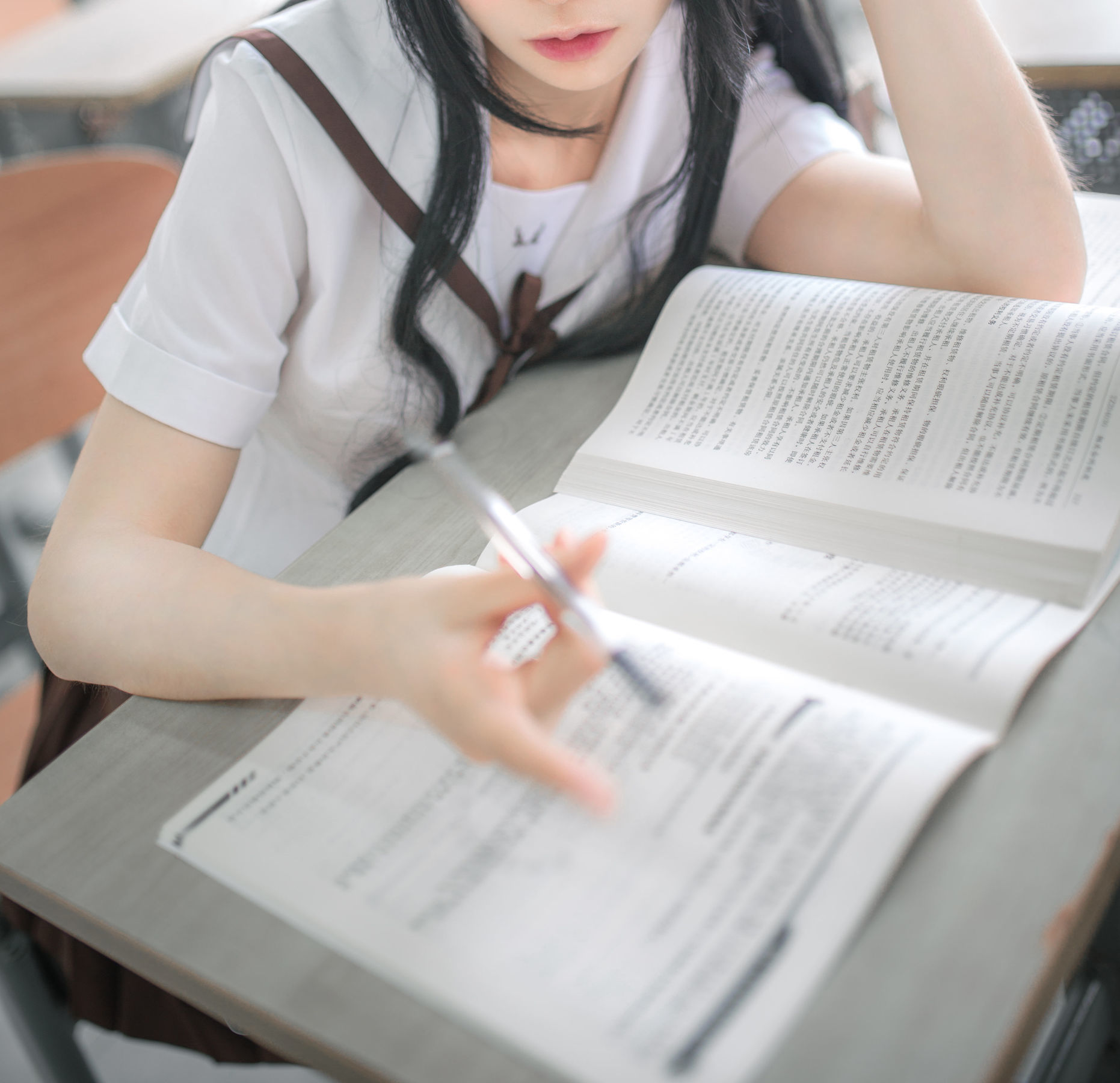 [网红COSER]疯猫ss水手服和睡衣插图5